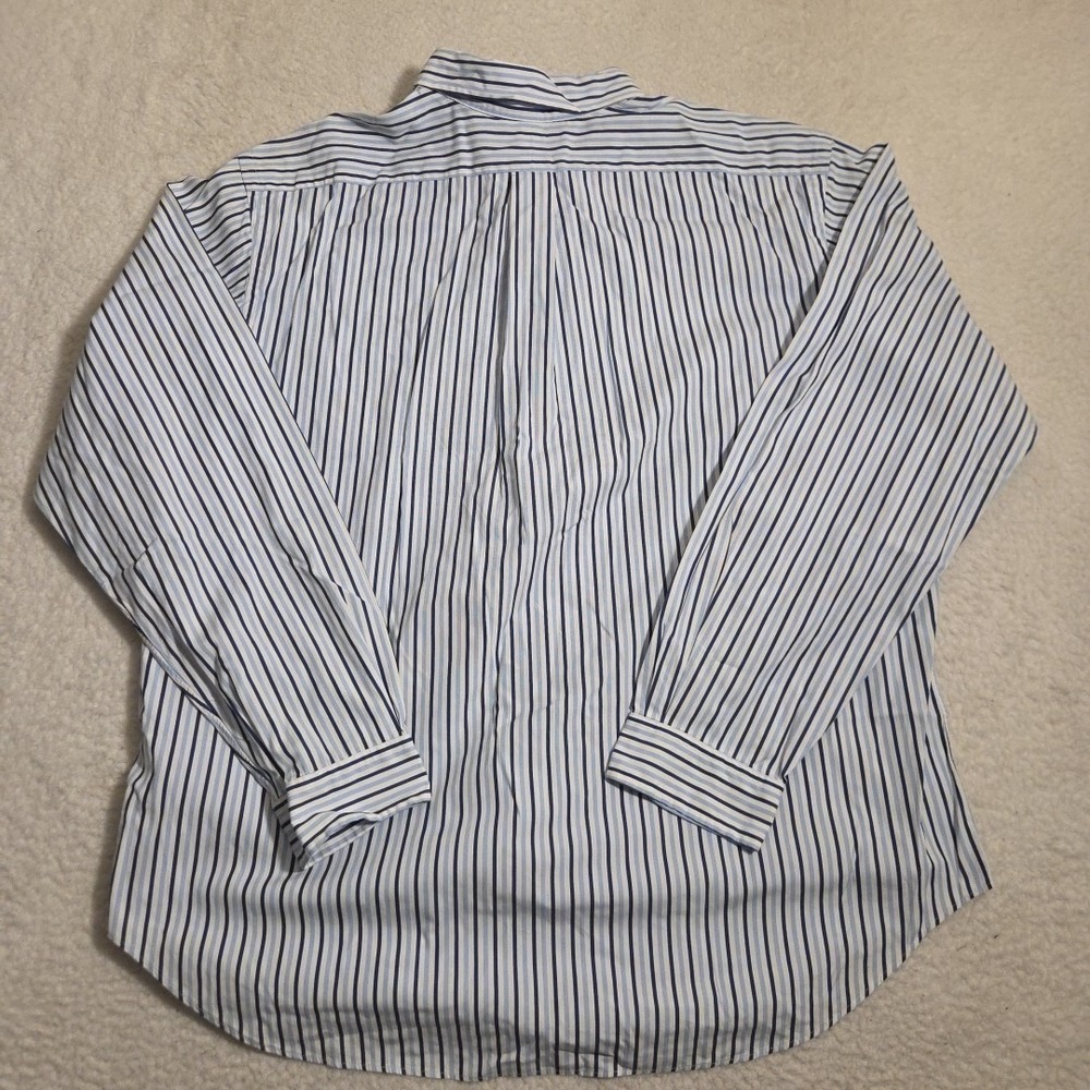 VTG Ralph Lauren Shirt Size 2XL Striped Classic Fit Button Down Long Sleeve - Picture 6 of 7